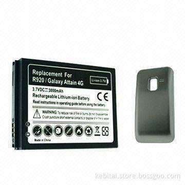Mobile Phone Battery Pack for Samsung R920, with 3,000mAh High Capacity